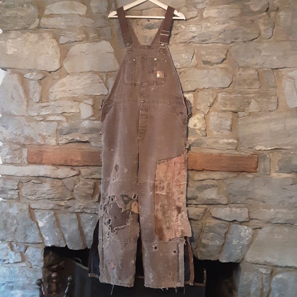 Carhartt Brown Bib Overalls R27CHT
